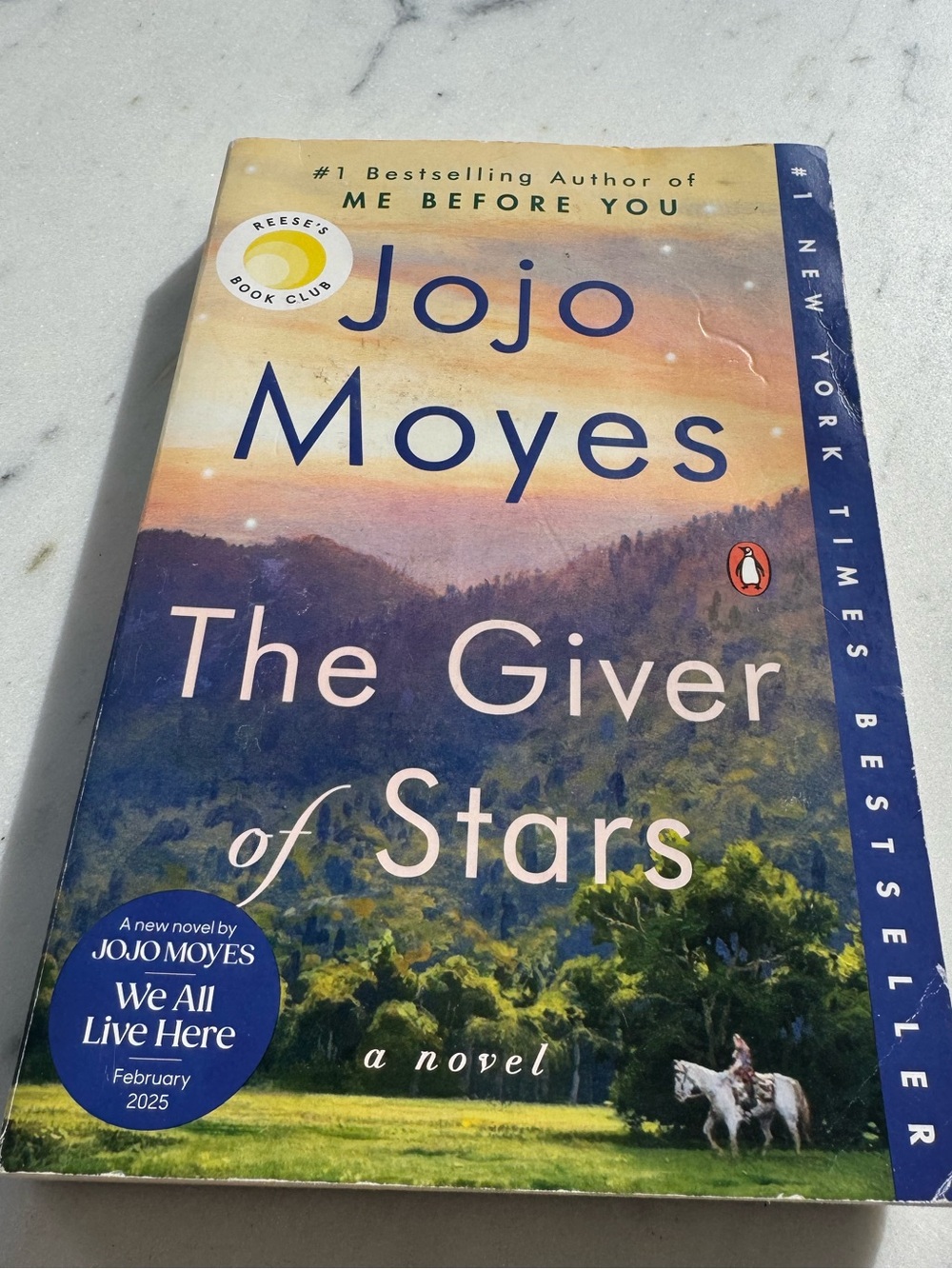 📖📚Jojo Moyes The Giver of Stars - Blue Cover Paperback